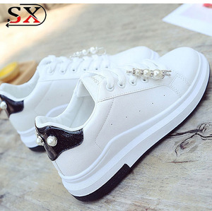 Donne di alta Qualità del Commercio All'ingrosso Ragazze Bianche Nuove <span class=keywords><strong>Scarpe</strong></span> Casual 2018 - Product Image 6