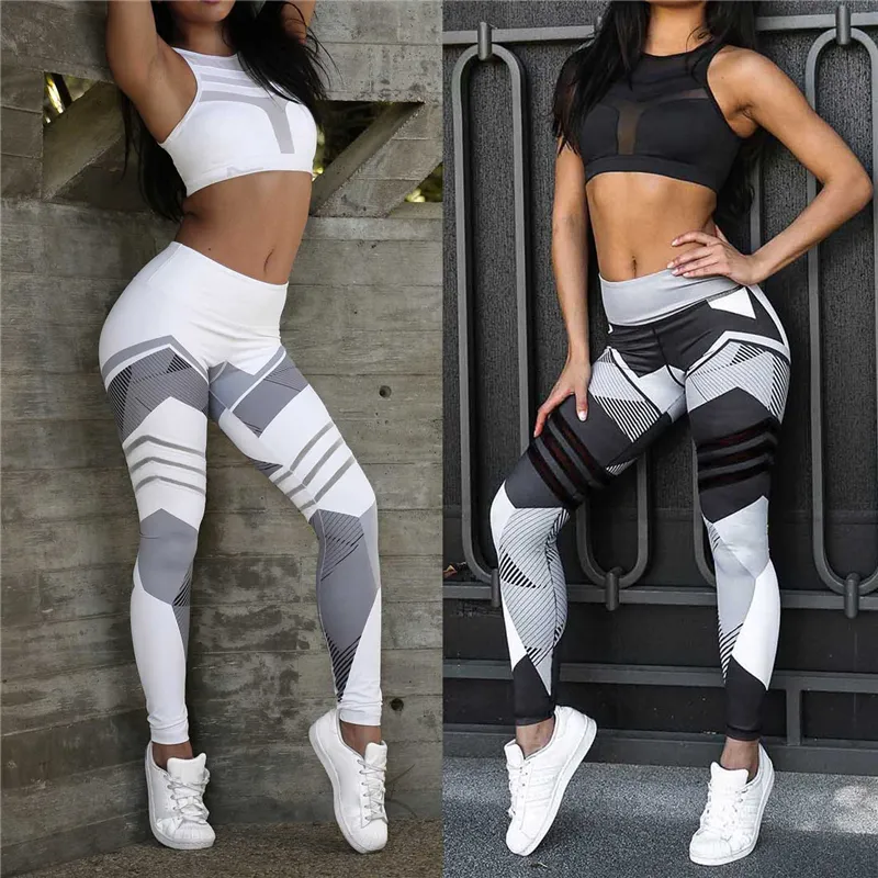 Cheaper wholesale 3 4 yoga pants quick dry seamless gym leggings fitness clothing gym women women sport clothes