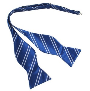 Papillon da uomo classico fatto a mano a pois per festa nuziale con papillon in seta - Product Image 6