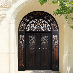 Kupon Tunai $500 Pintu Utama Besi Tempa Ganda untuk Rumah - Product Image 2