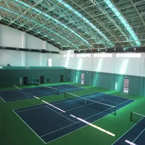 Indoor-Tennisplatz-Sporthalle mit Stahlkuppel-Dachrahmen