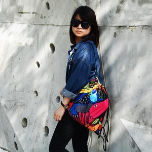 กระเป๋าหูรูดสำหรับเดินทาง,ถุงกระสอบแบบสั่งทำ - Product Image 4