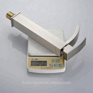 Ensemble de robinets élégants pour <span class=keywords><strong>lavabo</strong></span> de salle de bain Hpb 59-1 en laiton, robinet à poignée unique, débit en <span class=keywords><strong>cascade</strong></span>, mélangeur d'eau pour salle de bain - Product Image 6