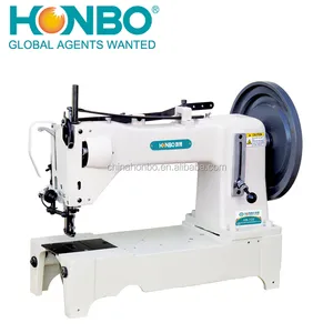 HB-733 bonnet safety belt tent industrial single needle heavy duty leather book binding lockstitch sewing machine