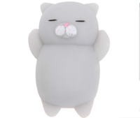 Kawaii — Mini jouet à presser en Silicone, animal doux, chat, poupée Kawaii, jouet anti-stress en caoutchouc, cadeau de noël