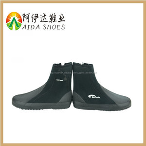 Hombres fanshion negro buceo de goma de neopreno botas - Product Image 4