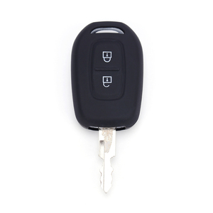 Porte-clés de <span class=keywords><strong>voiture</strong></span> en silicone à 2 boutons, pour véhicule français, Duster, Dacia Scenic, nouvel arrivage - Product Image 1
