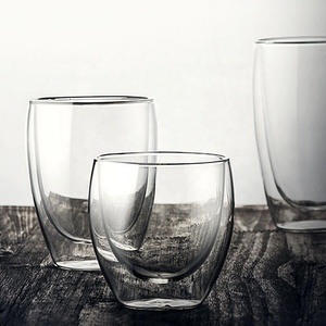 <span class=keywords><strong>Tasse</strong></span> à café en verre à <span class=keywords><strong>double</strong></span> paroi 250 / 350 / 450 ML <span class=keywords><strong>Tasse</strong></span> en verre avec <span class=keywords><strong>double</strong></span> <span class=keywords><strong>fond</strong></span> - Product Image 3
