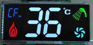 Прозрачный 7-сегментный ЖК-дисплей vatn ЖК-модуль