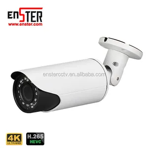 Enster câmera de vídeo h.265 ip, câmera de vídeo bullet ip 5.0 megapixel