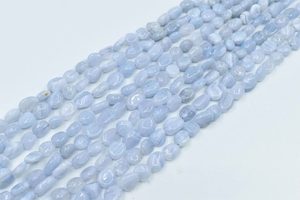 Doğal pürüzsüz Charm taş düzensiz mavi dantel akik takla şekli mor akik taşı dağınık boncuklar - Product Image 2