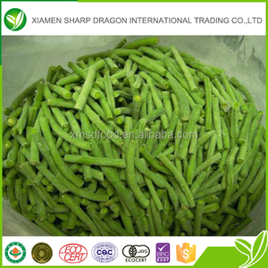 Venta al por mayor grado A frijol espárrago congelado IQF frijoles largo corte - Product Image 1