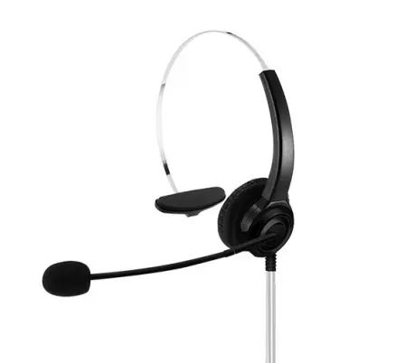 Büro telefon Kopfband Luft schlauch Headset für Telemark eting mit Mikrofon