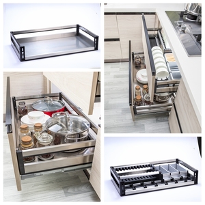 Tiroir coulissant à tirette, panier à fil de rangement pour <span class=keywords><strong>cuisine</strong></span>, nouveauté 2019 - Product Image 3