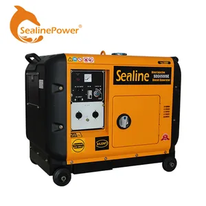 5KW/6kw/7kva /8kw/9kw المحمولة مولد الديزل السوبر الصامت