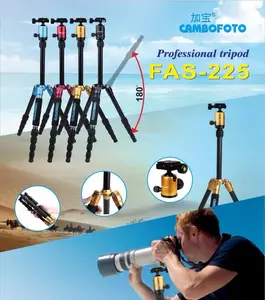 Nieuwste Ontwerp Product FAS225 Twist Lock Camera Statief Voor Digitale Camera En Video Camera