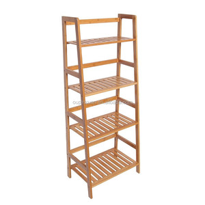 Estantería de Bambú, Estantería Individual de Bambú, Librería <span class=keywords><strong>Plegable</strong></span> de Madera de Bambú - Product Image 1