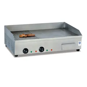 Electric Barbecue <strong>Flat</strong> Griddle Square Teppanyaki BBQ <strong>Grill</strong> - Product Image 1