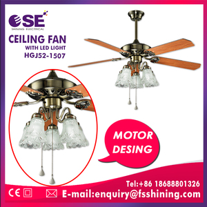 China alibaba proveedor ventilador de techo <span class=keywords><strong>sin</strong></span> luz Potente motor con rodamientos de bolas dobles - Product Image 2