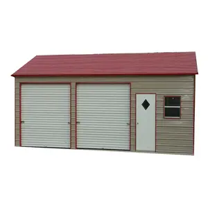 2017 Modern Design Car Cover Metal Shed Prefab Metal Garage Kits