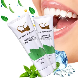 Groothandel Goedkope Actieve Kokosnoot Houtskool Natuurlijke Tandpasta Met Tanden Whitening Poeder