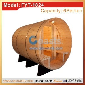 China de fábrica de la venta persona 2~4 de madera <span class=keywords><strong>sauna</strong></span> al aire libre - Product Image 1