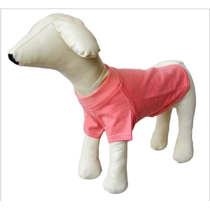 Algodón sólido 18 colores para mascotas perro T camisa ropa para perros grandes - Product Image 2