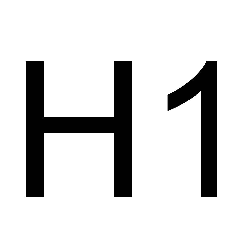 A1 à H1