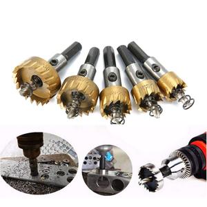Lot de 5 forets à trous HSS avec revêtement en titane pour métal, bois, alliage, plastique - Product Image 6