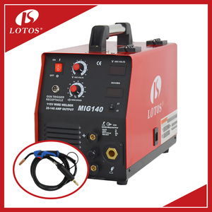 Lotos MIG140 chino precio CO2 soldadura SS hoja de aluminio 140 AMP estable MIG máquina con la antorcha libre - Product Image 2