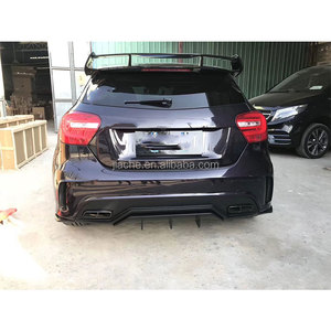กันชนหลังคาร์บอนไฟเบอร์,สปอยเลอร์ลิ้นสำหรับ Mercedes Benz A Class W176 A180 A200 <span class=keywords><strong>A250</strong></span> <span class=keywords><strong>AMG</strong></span> A45 2013-2016 - Product Image 4