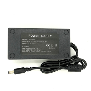 Chinasky 12V DC 1A 2A 3A 4A 5A 60W Adaptateur secteur en plastique pour vidéosurveillance avec CE RoHs(S1250D) - Product Image 3