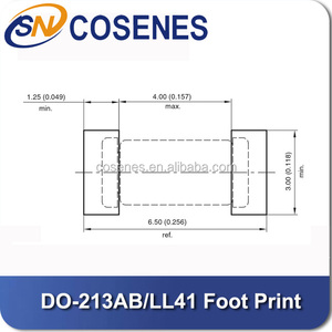 LL41 MELF DO-213AB 15V Diode Zener ZM4744A - Product Image 3