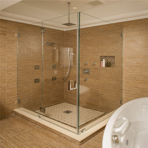 Armoire de <span class=keywords><strong>douche</strong></span> en verre à 2 faces 80x80 carrée, 8mm, prévente - Product Image 1
