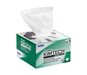 Kimwipes Fiber Optic Cleaning Paper Dust-Free Wipes Used as a Tool - Product Image 3