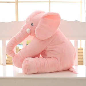 Nuovo Lungo Naso di Elefante Del Capretto Del Bambino Elefante Peluche Stuff Giocattoli Cuscino Lombare - Product Image 3