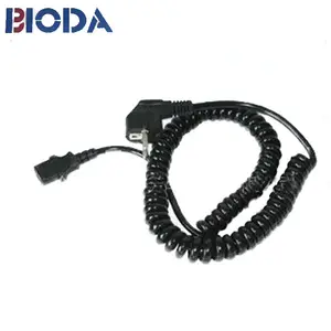 Hot selling European Spring telephone spiral cable power cord