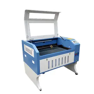 6090 Plexiglass laser engraving machine 100w wood engraving Machine price Ruida 6442s system with water chiller CW3000