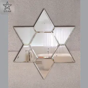 4mm decorativo specchio a parete/specchio rotondo con il prezzo poco costoso
