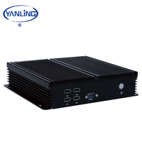 Mini Ordenador Industrial Económico IBOX-102 Sin Ventilador, 12V, Doble Lan