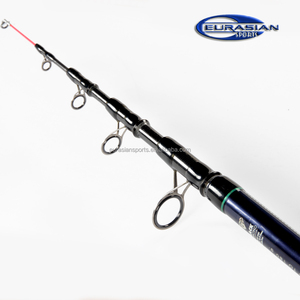 Caña de Pescar Telescópica de Carbono Radial para Surfcasting, 4.50m, C.W. 100-200g, 6 Piezas, Acción Rígida, Venta al Por Mayor - Product Image 2