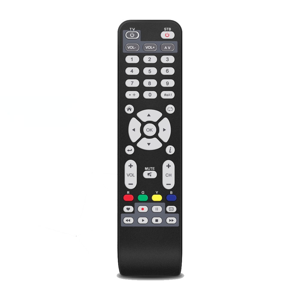 Usine vente directe de haute qualité melbon télécommande tv, panasonic récepteur dvd dansat télécommande pour Vestell tv