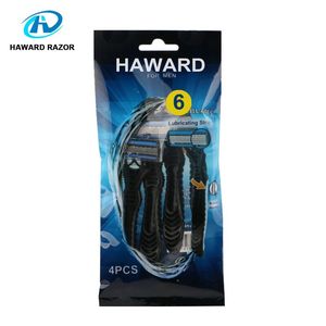 Модный дизайн, бритва D623L с <span class=keywords><strong>6</strong></span> лезвиями, одноразовая бритва - Product Image 6