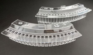 Cuvete de Poliestireno Descartável para Analisador Químico Dirui CS-T240 com 20 Furos, 100 Peças, OEM, Estéril EO, Transparente - Product Image 4