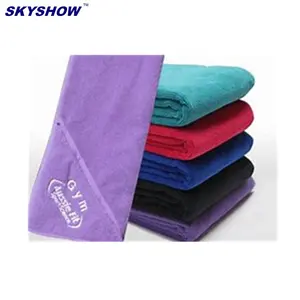 Custom Logo Quick Dry Microfiber Towel Travel Sports Fitness Gym Towel