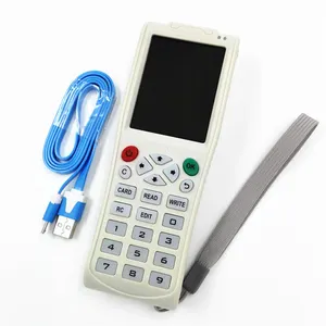 NFC 스마트 10 주파수 RFID 복사기/작성기/리더기/복사기 125KHz 13.56MHz USB 프로그래머 키 fob 카드 리더 UID 디코더