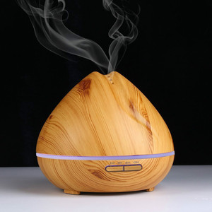 <span class=keywords><strong>Amazon</strong></span> <span class=keywords><strong>nebulizador</strong></span> humidificador de aire 400 ml difusor ultrasónico LED grano de madera aromaterapia al por mayor - Product Image 6