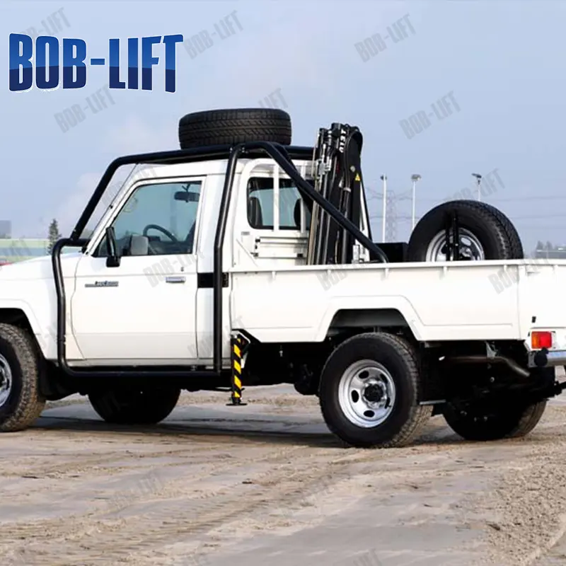 Grúa hidráulica montada en camión, Mini grúa montada en camión, gran oferta, China, BOB-LIFT