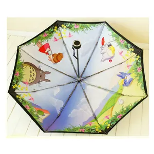 可折叠的从里到外定制印花沙滩遮阳伞儿童伞