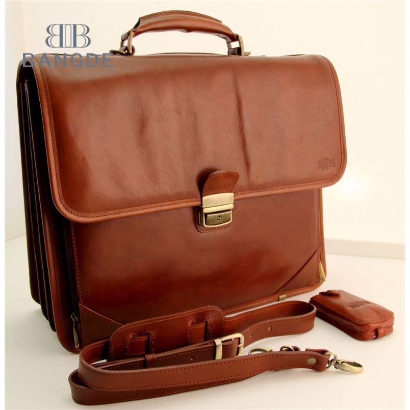 Роскошный мужской портфель из натуральной кожи деловая сумка для ноутбука/сумка-мессенджер/портфель